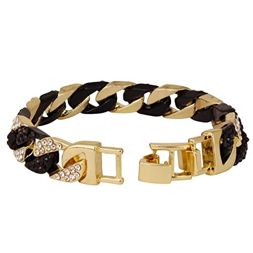 Charles Raymond Mens Womens CZ Miami Cuban Link Hip Hop Bracelet.