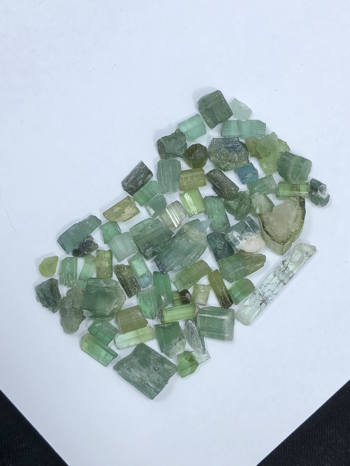 38 Carat Faceted Quality Natural Tourmaline Rough Lot from AFG Loose Gemstone