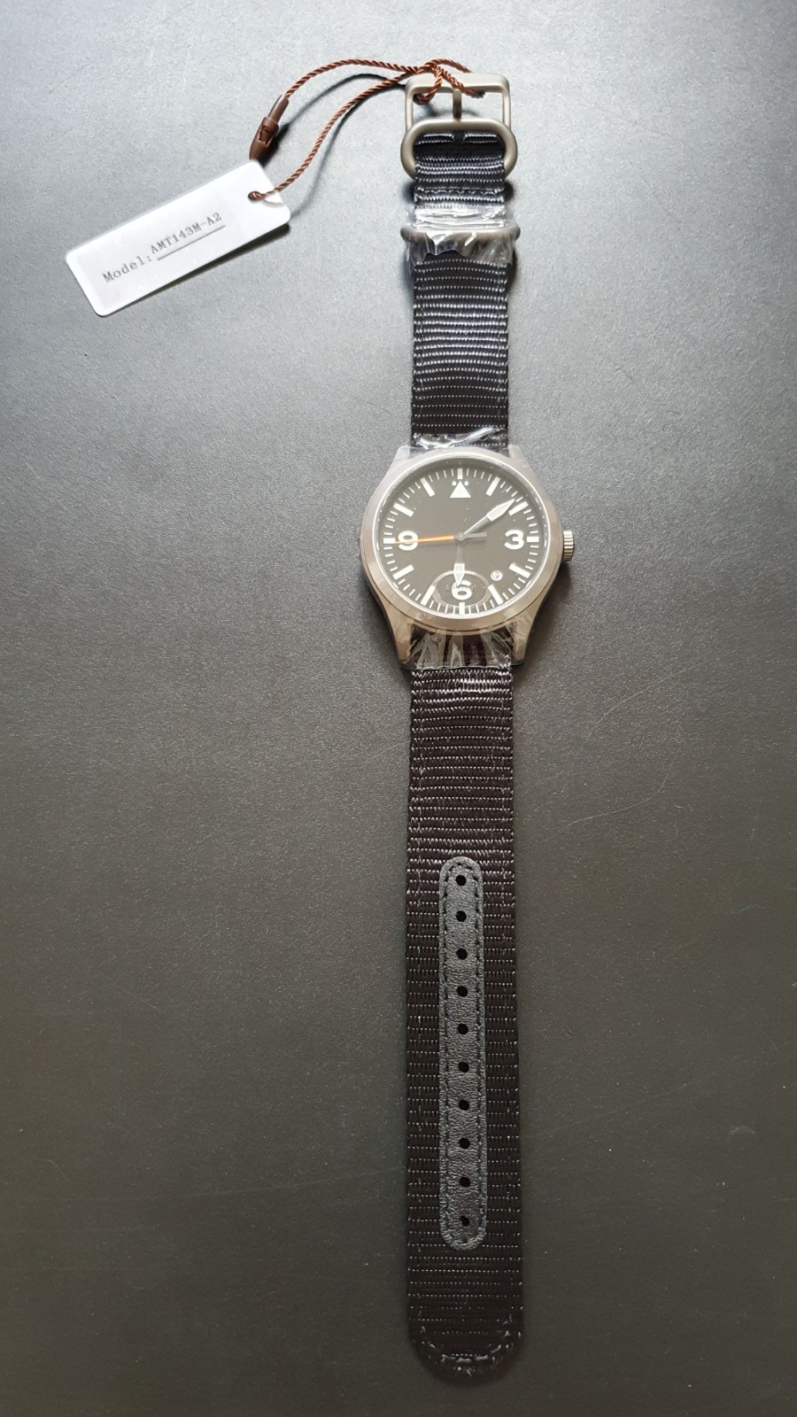 Berny titanium mechanical watch, sinn homage, free UK delivery