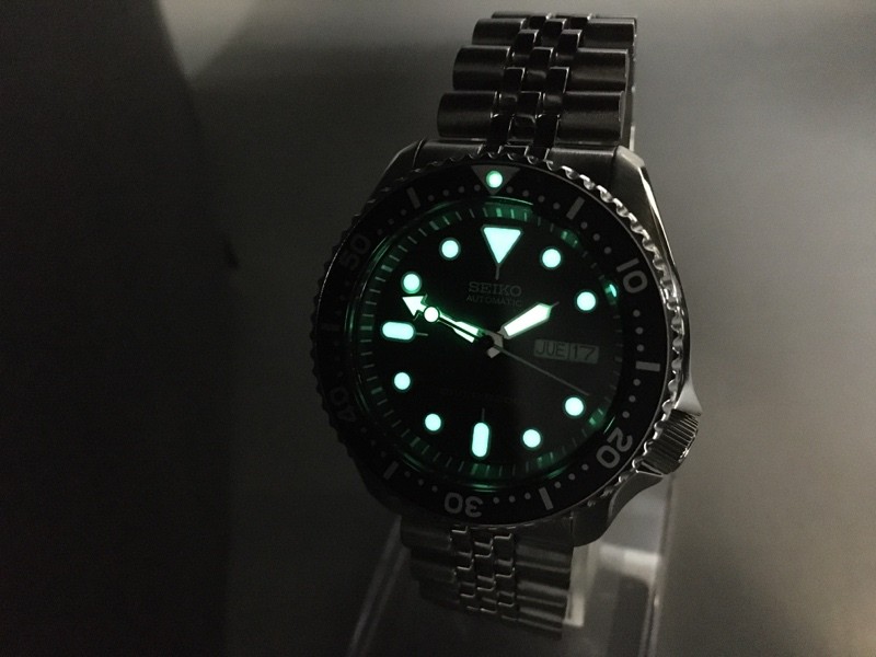 [Exc+5] Seiko Scuba Diver’s 7S26-0020 SKX007 Automatic Black 21J Men’s Watch