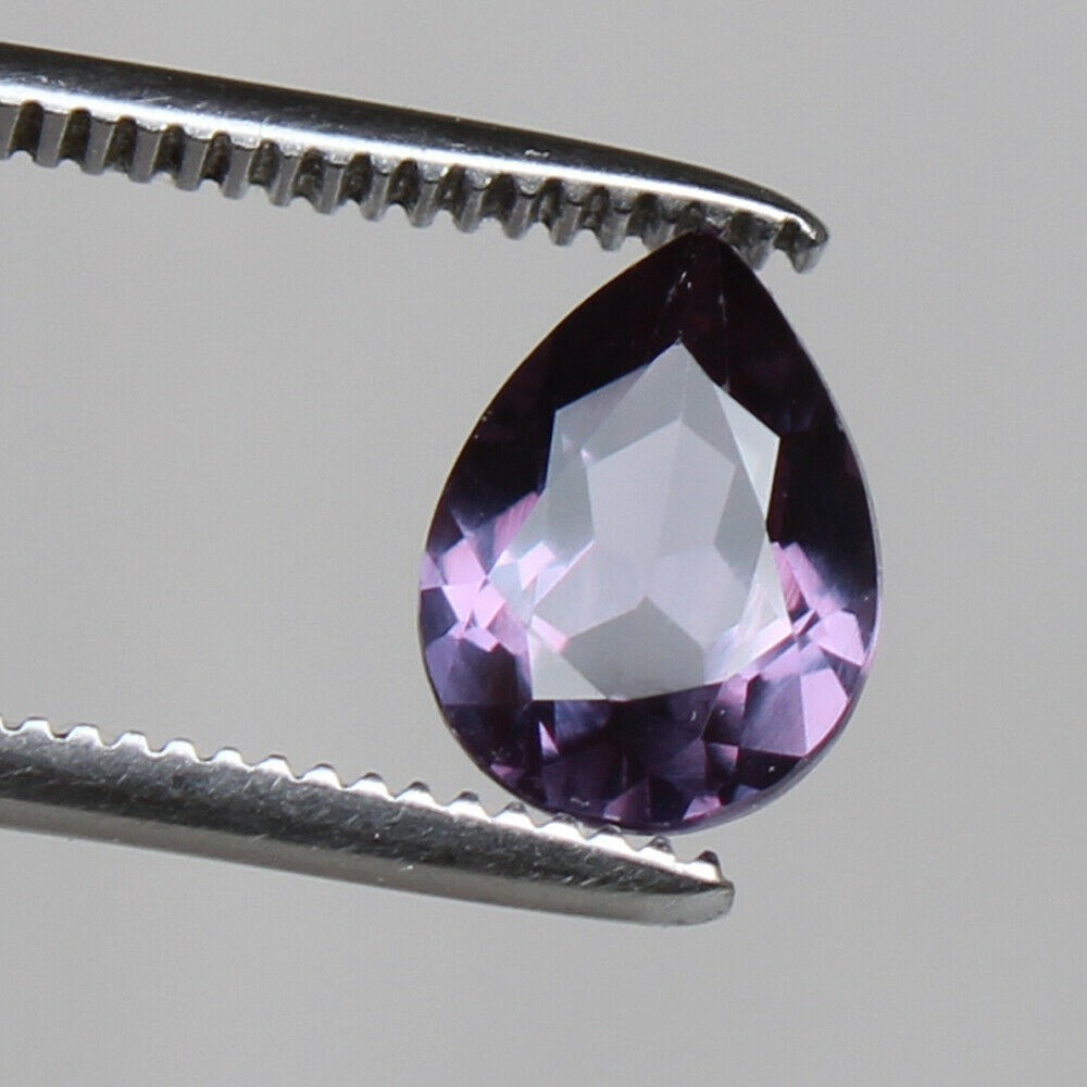 5 Carat. Natural Alexandrite Pear Cut Loose Gemstone Color Change Certified AAA