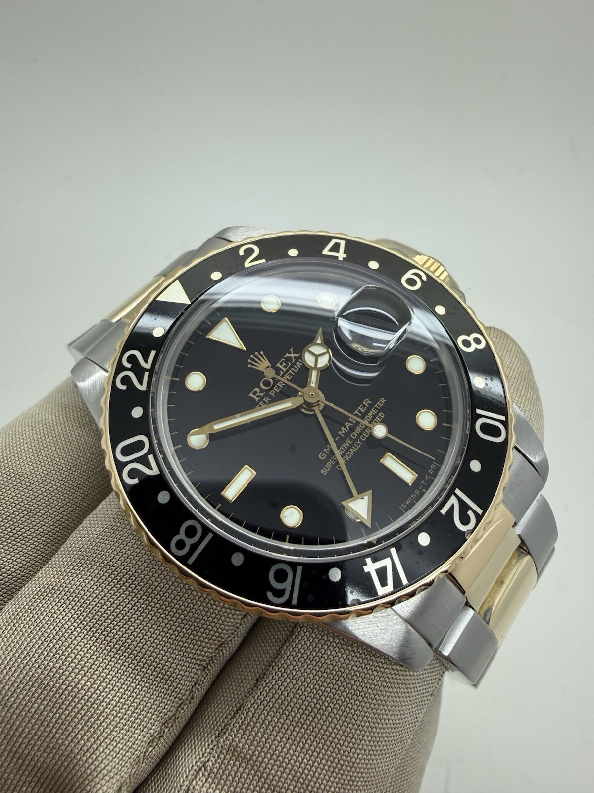 1986 Rolex GMT Master Steel Gold Oyster Black Dial Auto 40mm 16753 *2026 RSC*