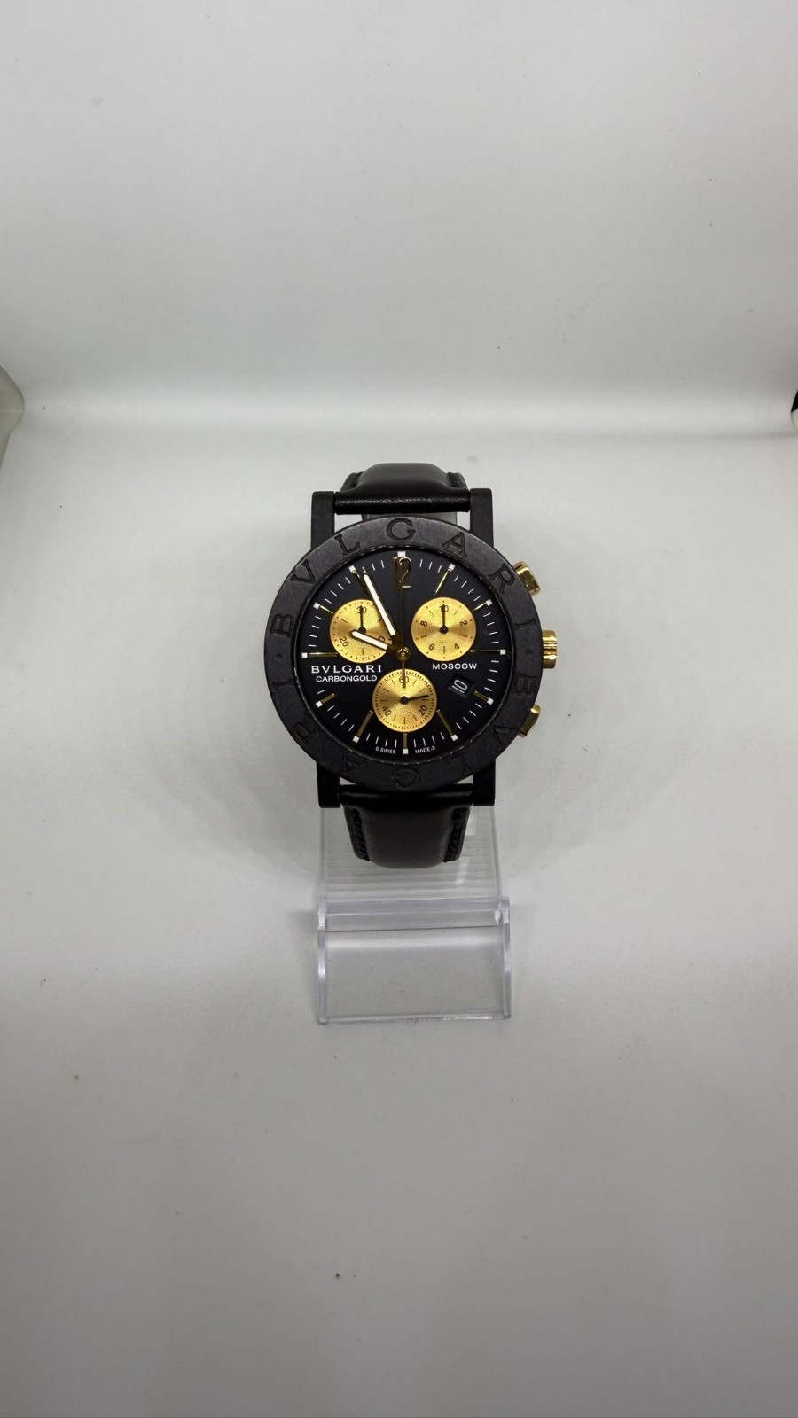 Bulgari Carbon Gold Chrono Gold Limited Edition 704 of 999 Moscow