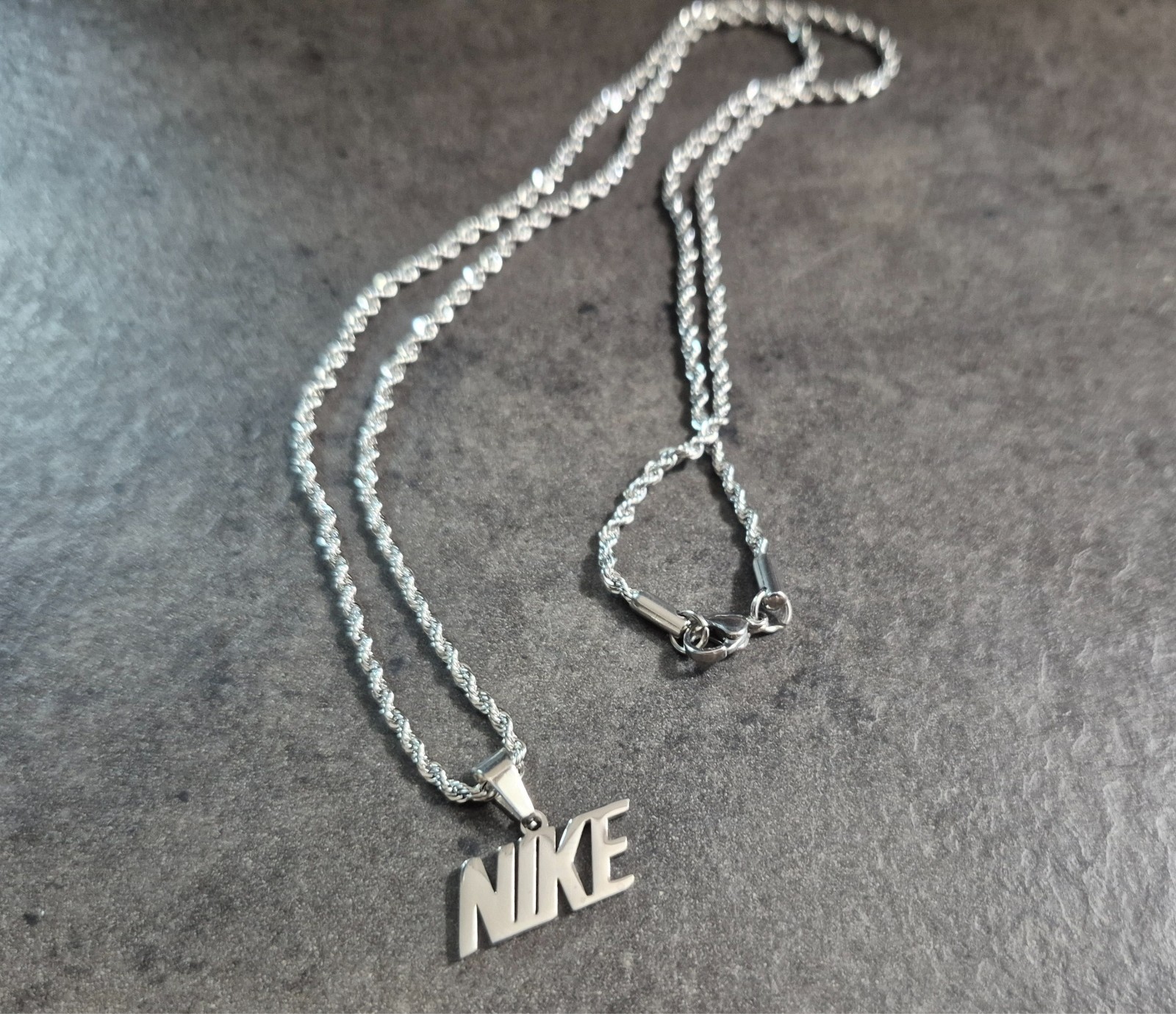 Gold Chain Nike 22 Inch 14k Gold Plated Necklace