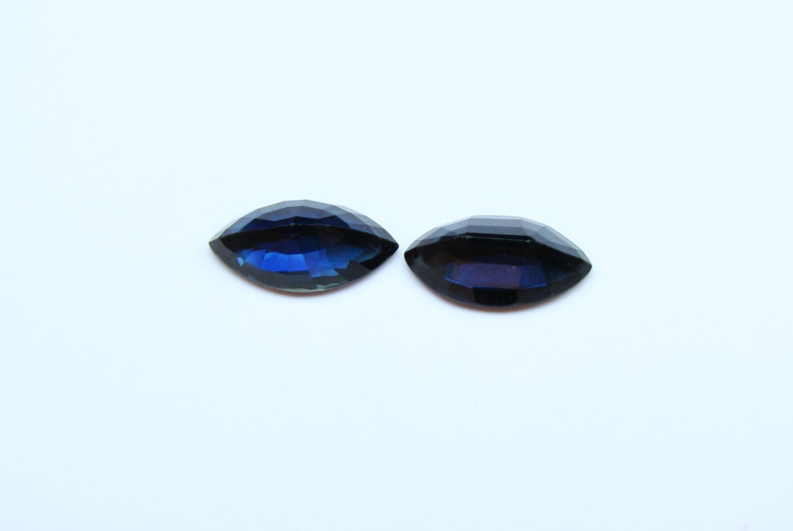 Natural Marquise Australian Blue Sapphires 5.17 CtsTol, 12×6.2 MM/ 12.2×6.2 MM