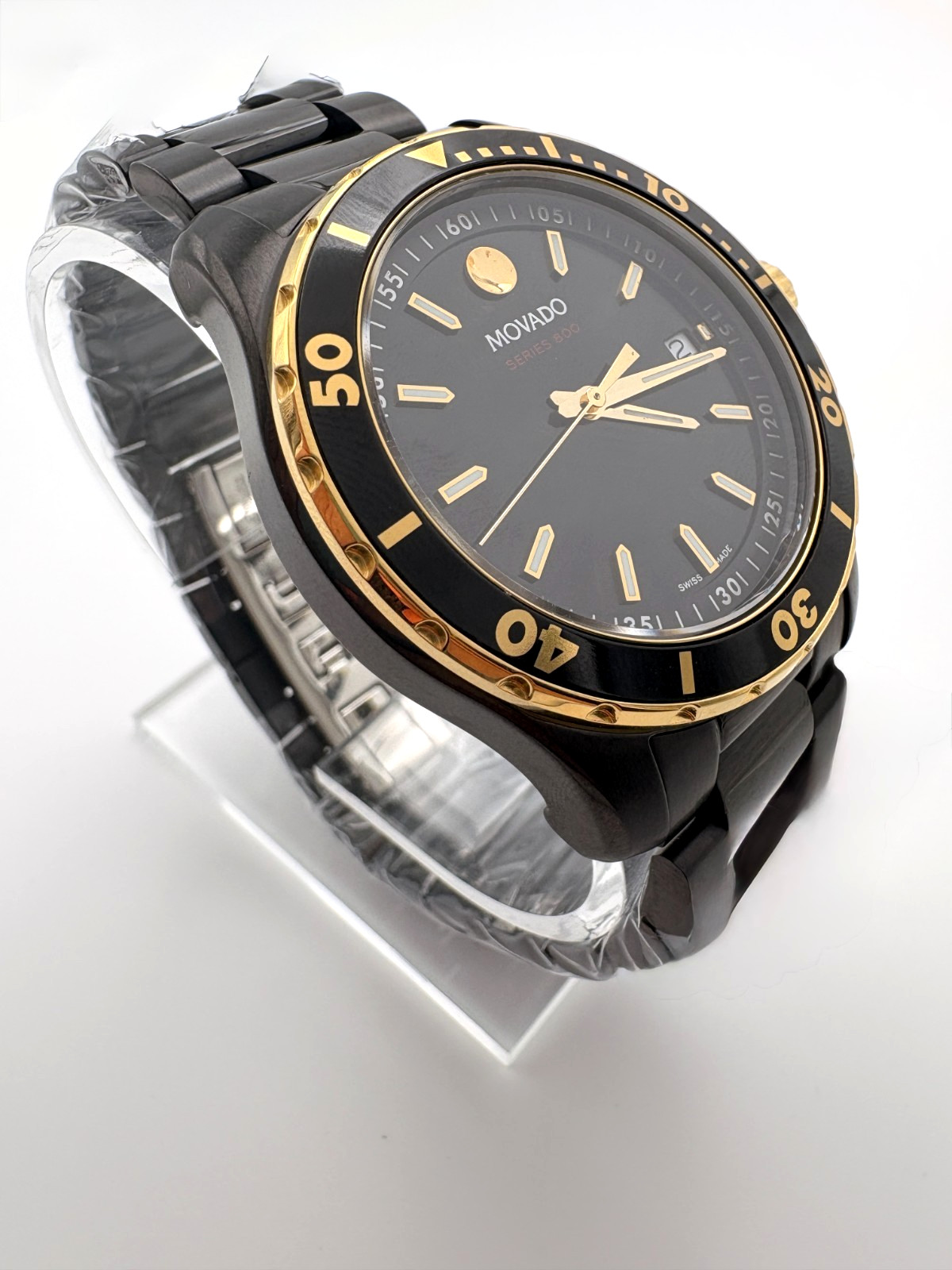 Movado 2600161 Series 800 Black Dial Men’s Quartz Watch