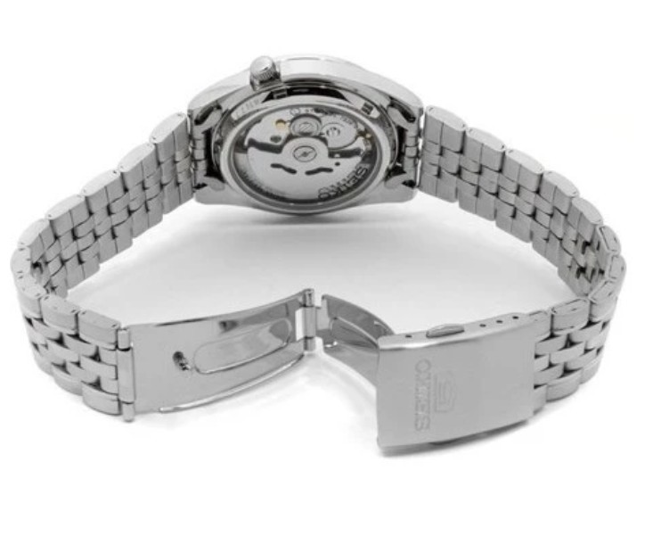 Seiko 5 Automatic SNK381 SNK381K1 Men’s Day Date Black Dial Watch