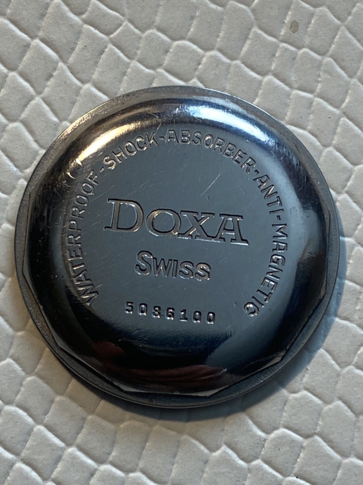 1950’s DOXA 14K Pink Gold Capped “Bumper” AS-8 3/4 1250 Cal., Watch, Mint/Runs!