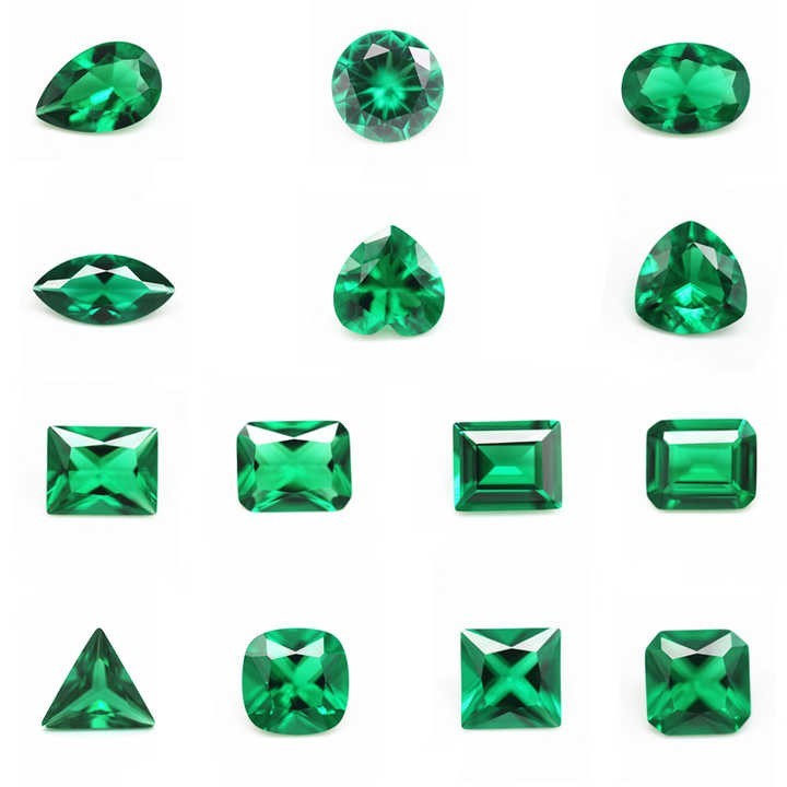 AAA Loose Gemstone Emerald Marquise Synthetic Fine Cut For Making All Jewelry