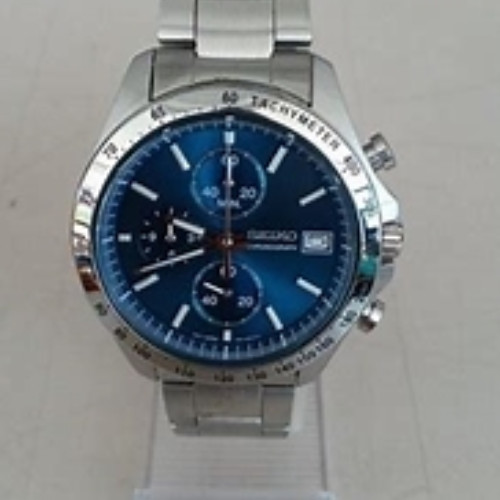 [N Mint] Seiko Chronograph 8T67-00C0 Black Dial Quartz 43mm Men’s Watch Japan