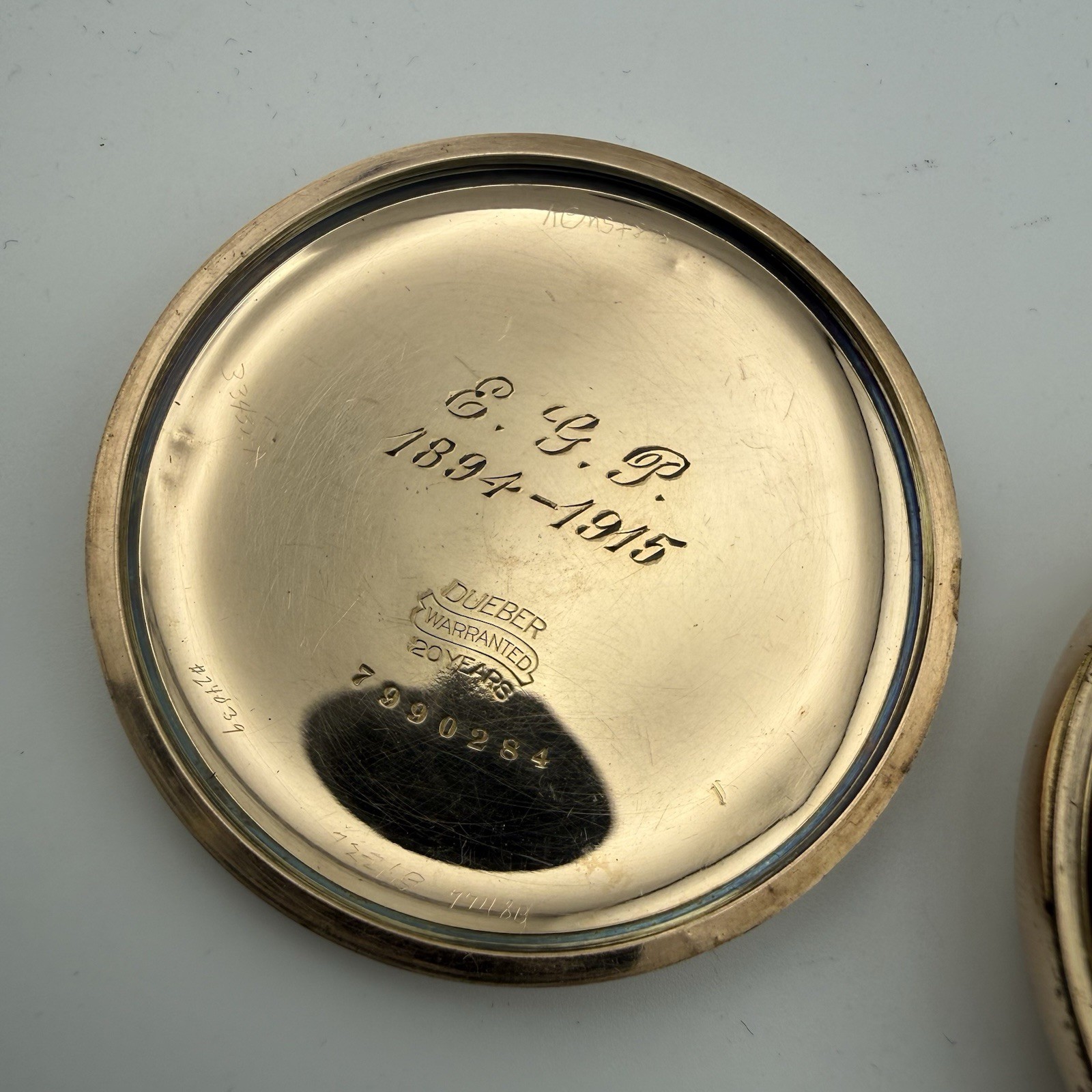 1907 Hampden General Stark 12s 15j Gold Filled Case Pocket Watch – Running