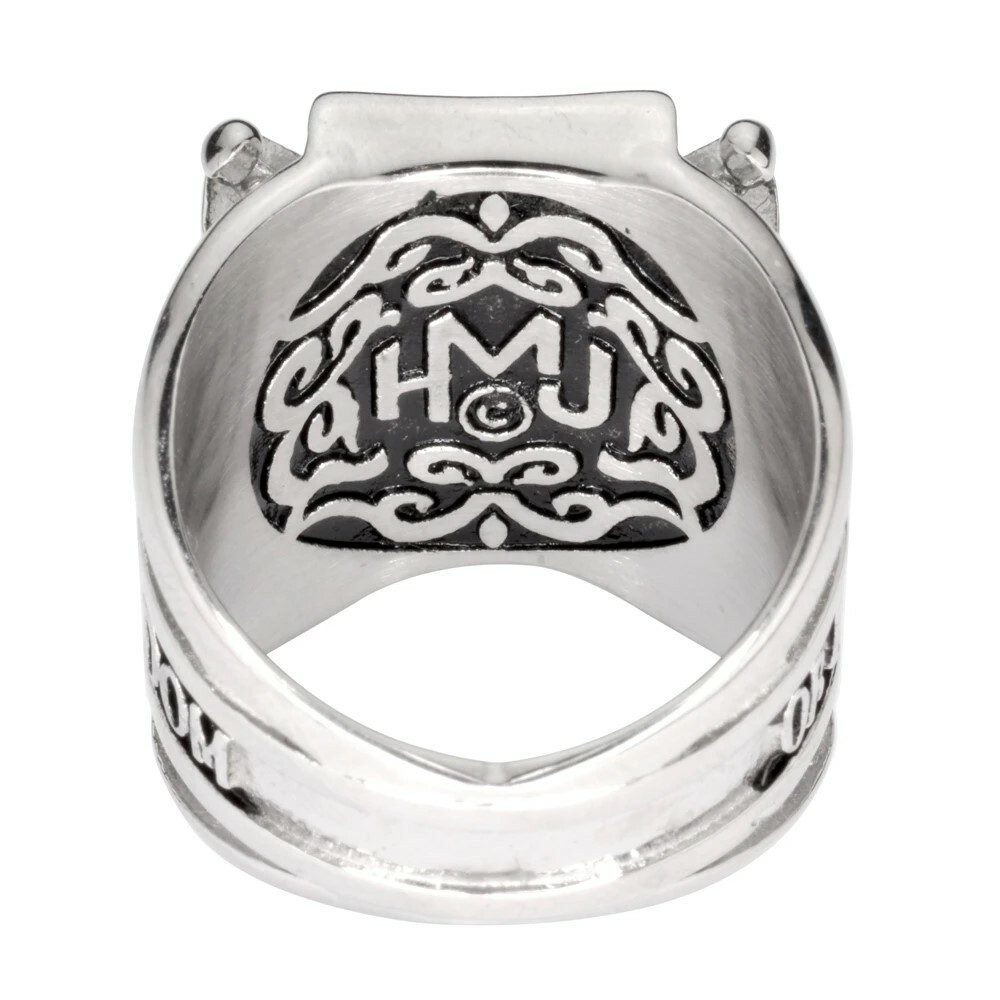 Men’s Stainless Steel Maltese Cross Skull Ring size 9 to 18 / 122