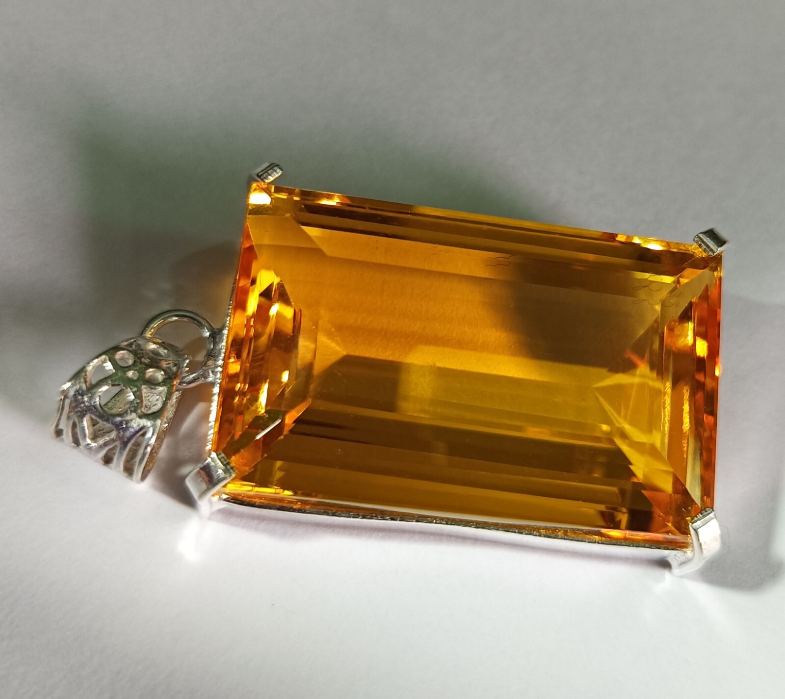 Certified Natural 100 Ct Brazilian Emerald Yellow Topaz Pendant Loose Gemstone