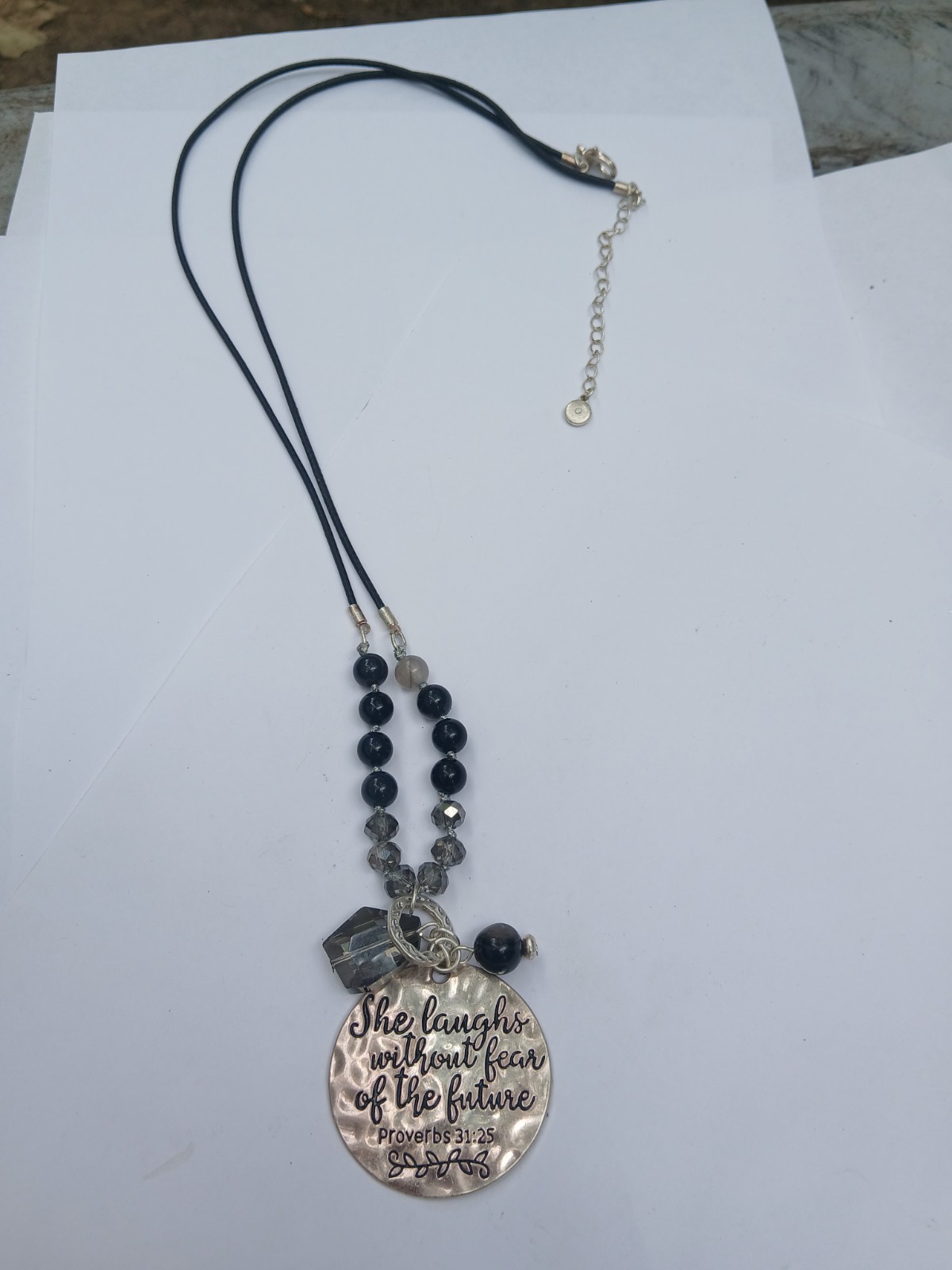 Beautiful inspirational christian necklace well made
