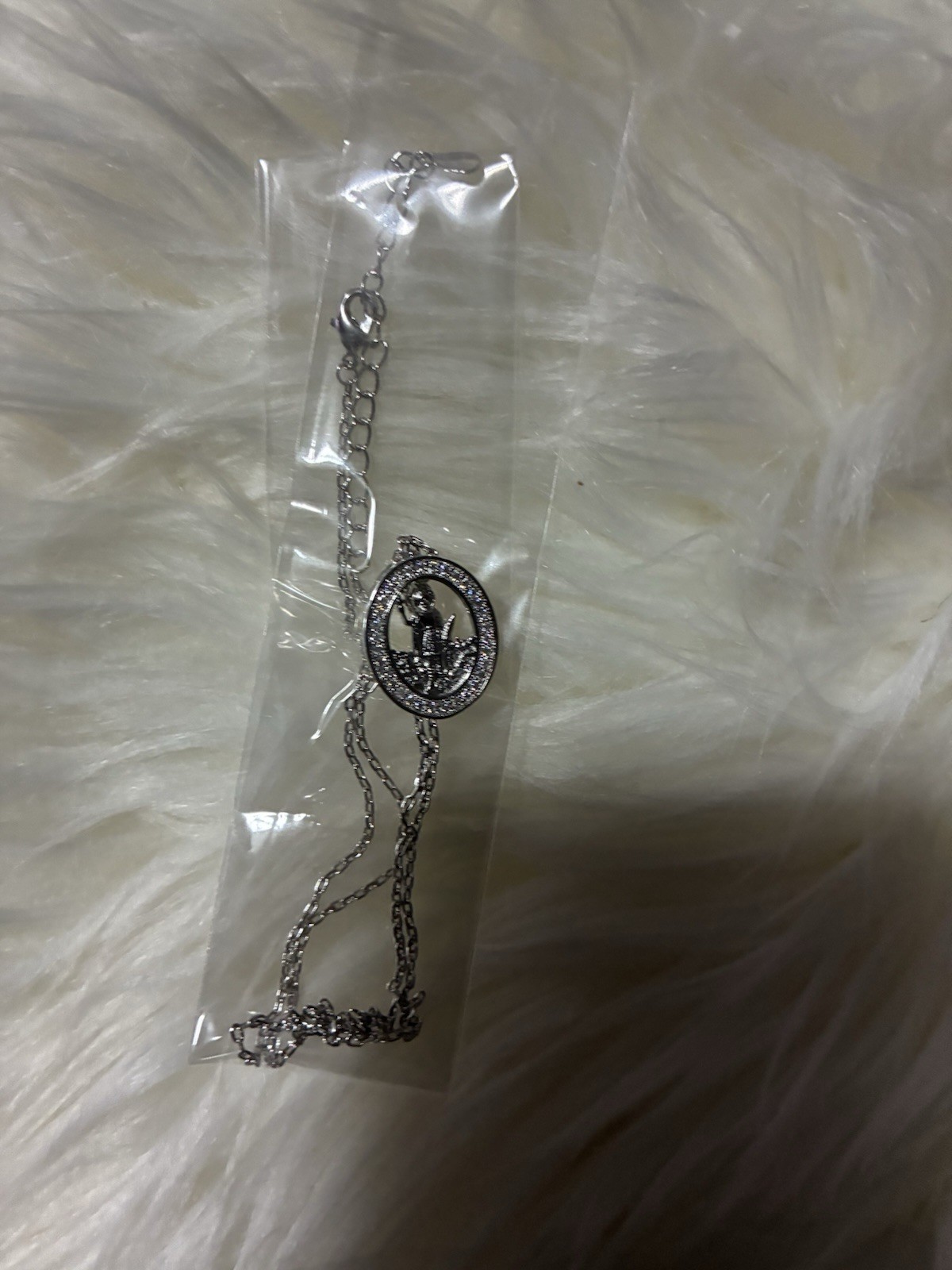 .28ct White Gold Over Brass Moissanite Pendant