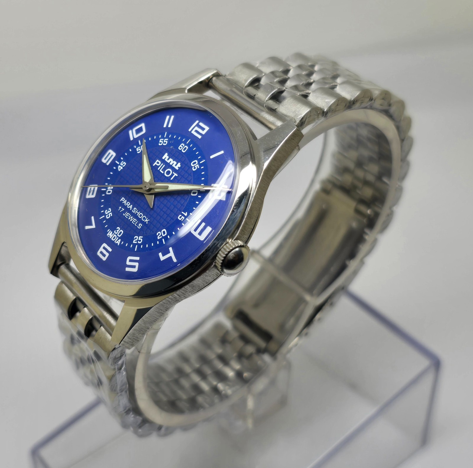 Refurbished Automatic Men’s Watch Day Date | Classic Vintage Style | Steel Strap
