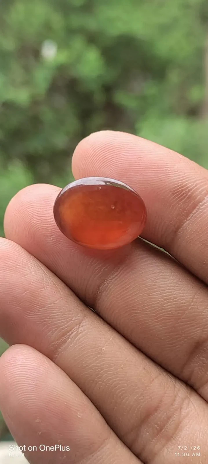18*14*8 MM AAA Quality oval shape Hessonite Garnet loose cabochon for sale || 15