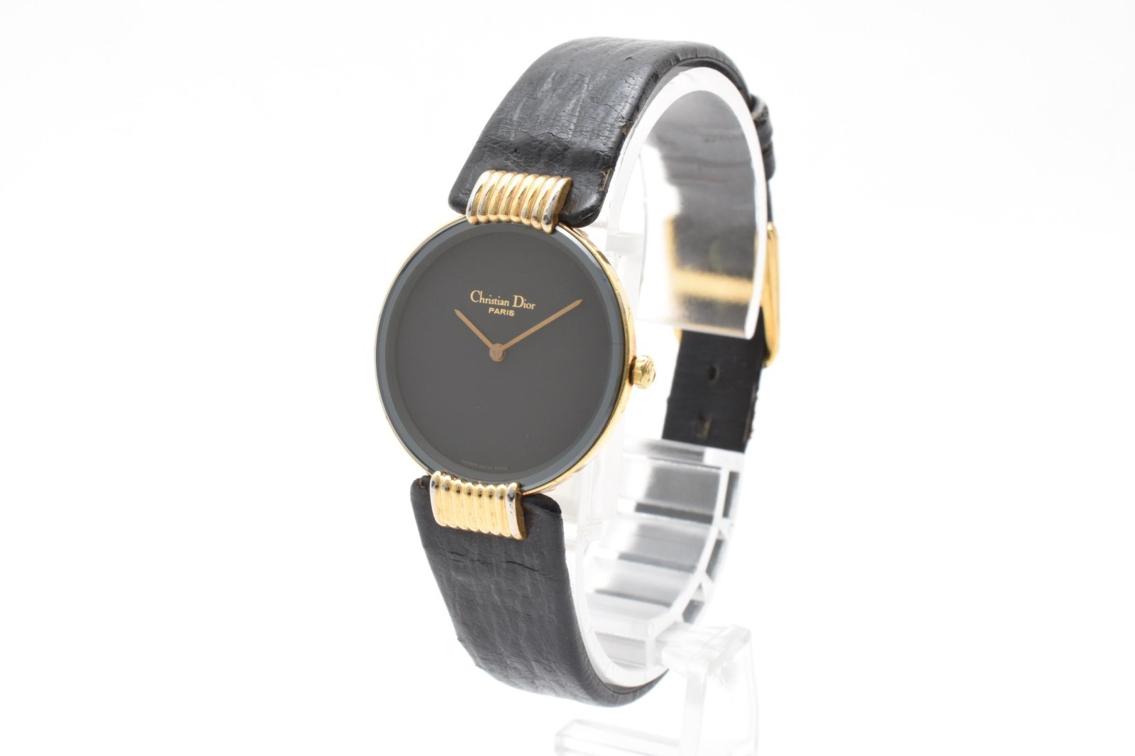 Vintage [ Near MINT ] Christian Dior Bagheera 46 153-3 Black Ladies Watch JAPAN