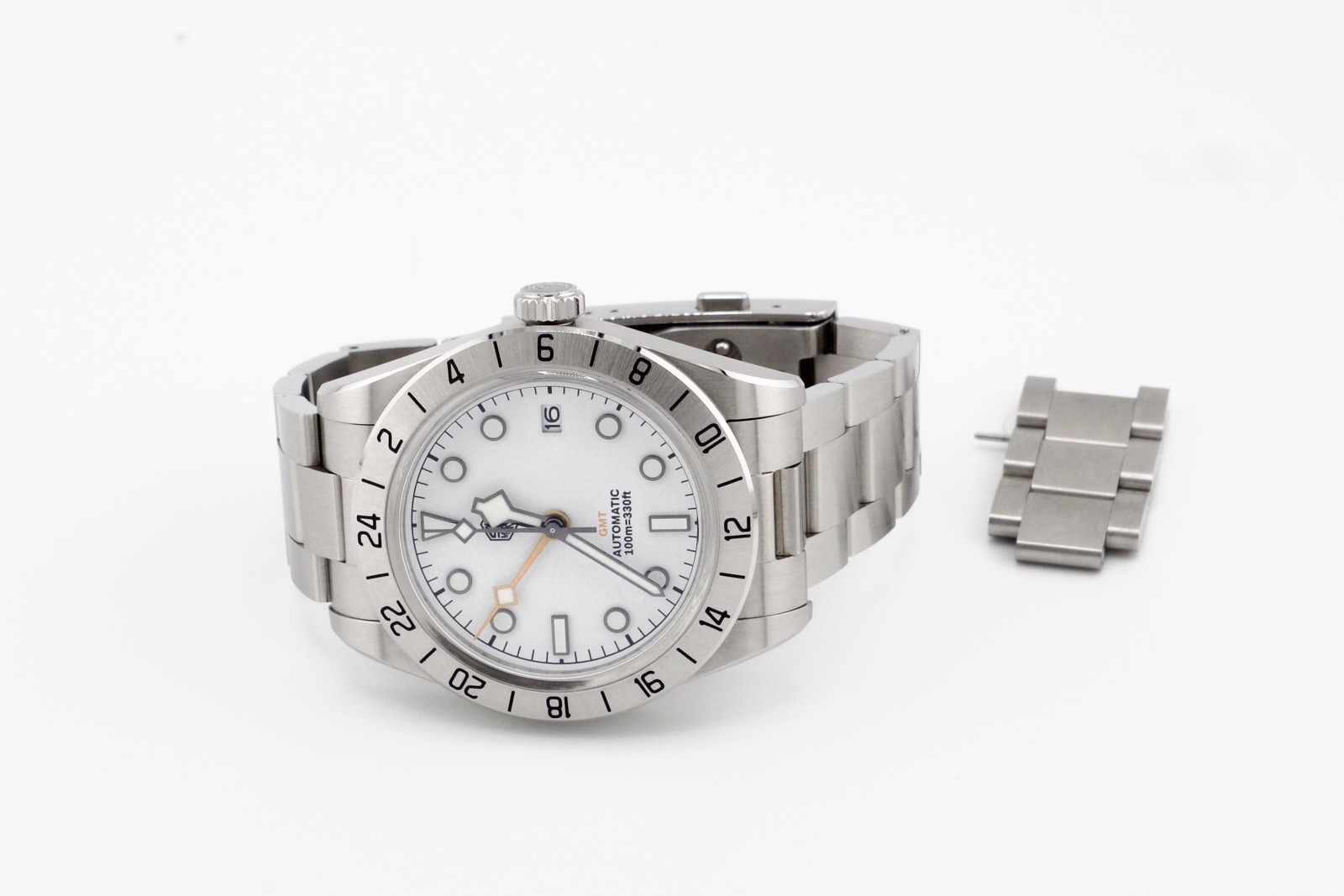 San Martin SN0054 39MM BB Automatic GMT Sapphire Crystal NH34
