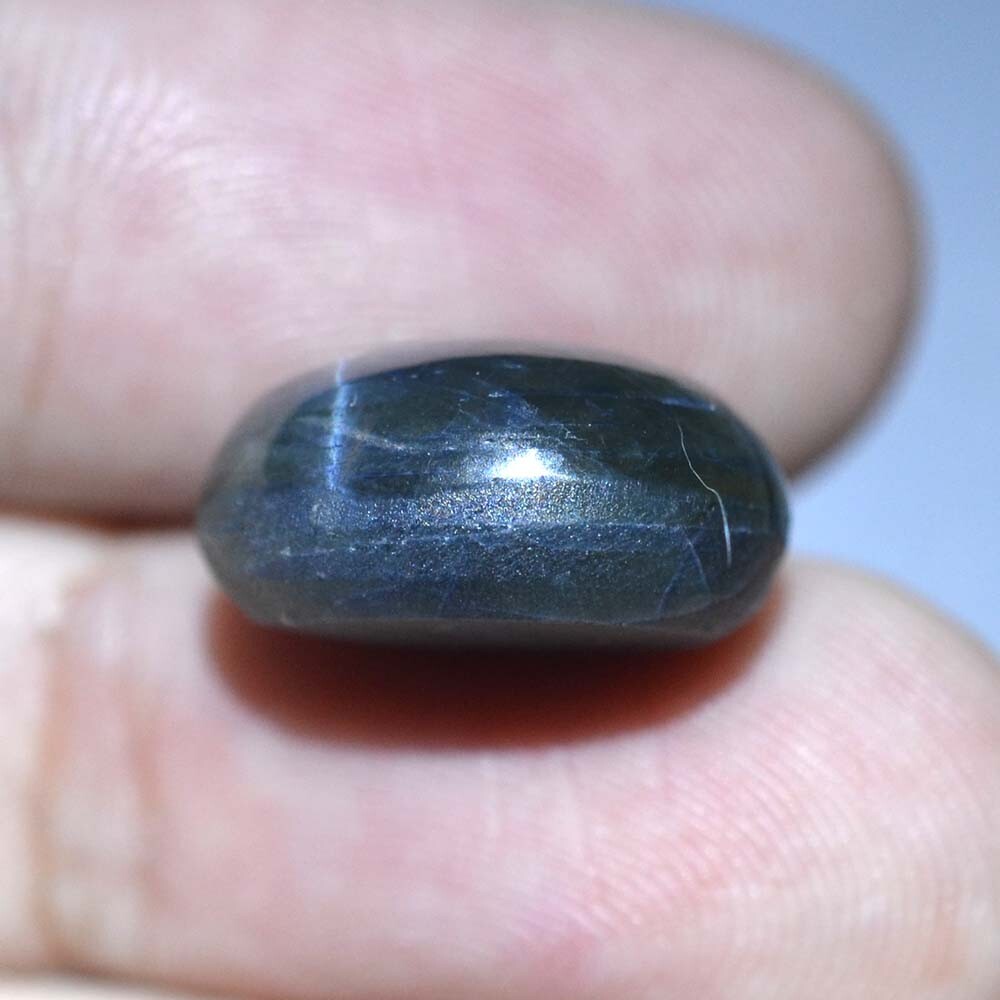 20.30 Ct 15.7×13.7 MM Natural Blue Star Sapphire 6 Rays Cabochon Jewelry NBS9196