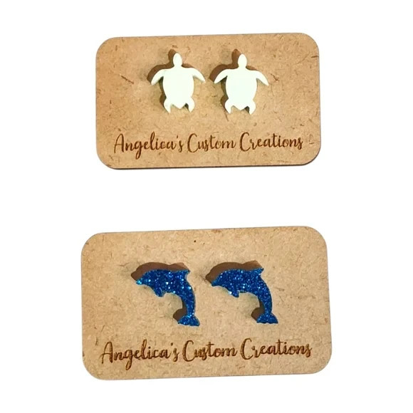 Ocean Whimsy Acrylic Studs