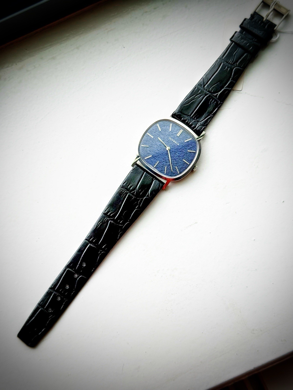 Rare Vintage JUVENIA 8923EB-LR Mechanical Watch Swiss Old Stock Brand New