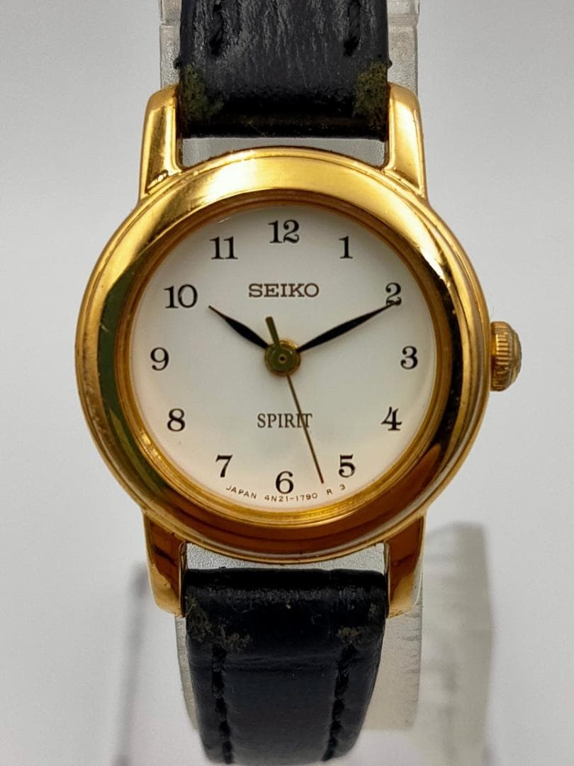 JUNK FOR PARTS Seiko Spirit 4N21-0890 Ladies Gold-Tone Quar Dead battery | Japan