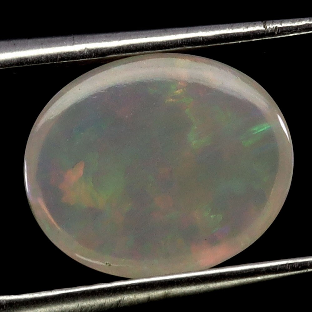 Oval AAA Floral Flash Play Of Color Crystal Fire Opal 2.88ct 12x10mm Gemstone