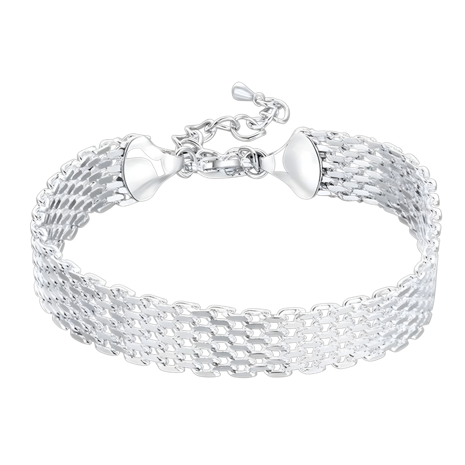 Multi Strand Chain Bracelet for Women – 18cm Plus 5cm Adjustable Extender 1817