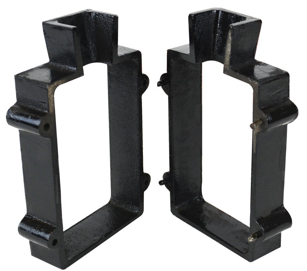 Cast Iron 2-Part Sand Casting Flask Mold Frame for Delft Clay and Petrobond Sand