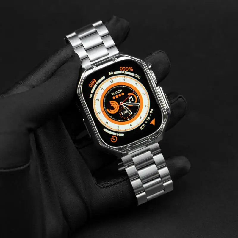 Stainless Steel Strap + Case for Apple Watch Seriess 11 10 9 8 7 6 5 4 3 SE Band