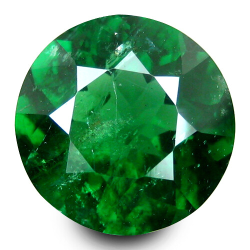 2.88Cts Natural Amazing Green Color Apatite Round Shape 9.4mm Collection Gem