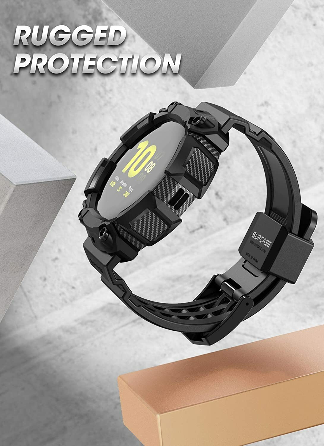 SUPCASE Watch Case Wristwatch Strap Band For 2019 Samsung Galaxy Watch Active 2