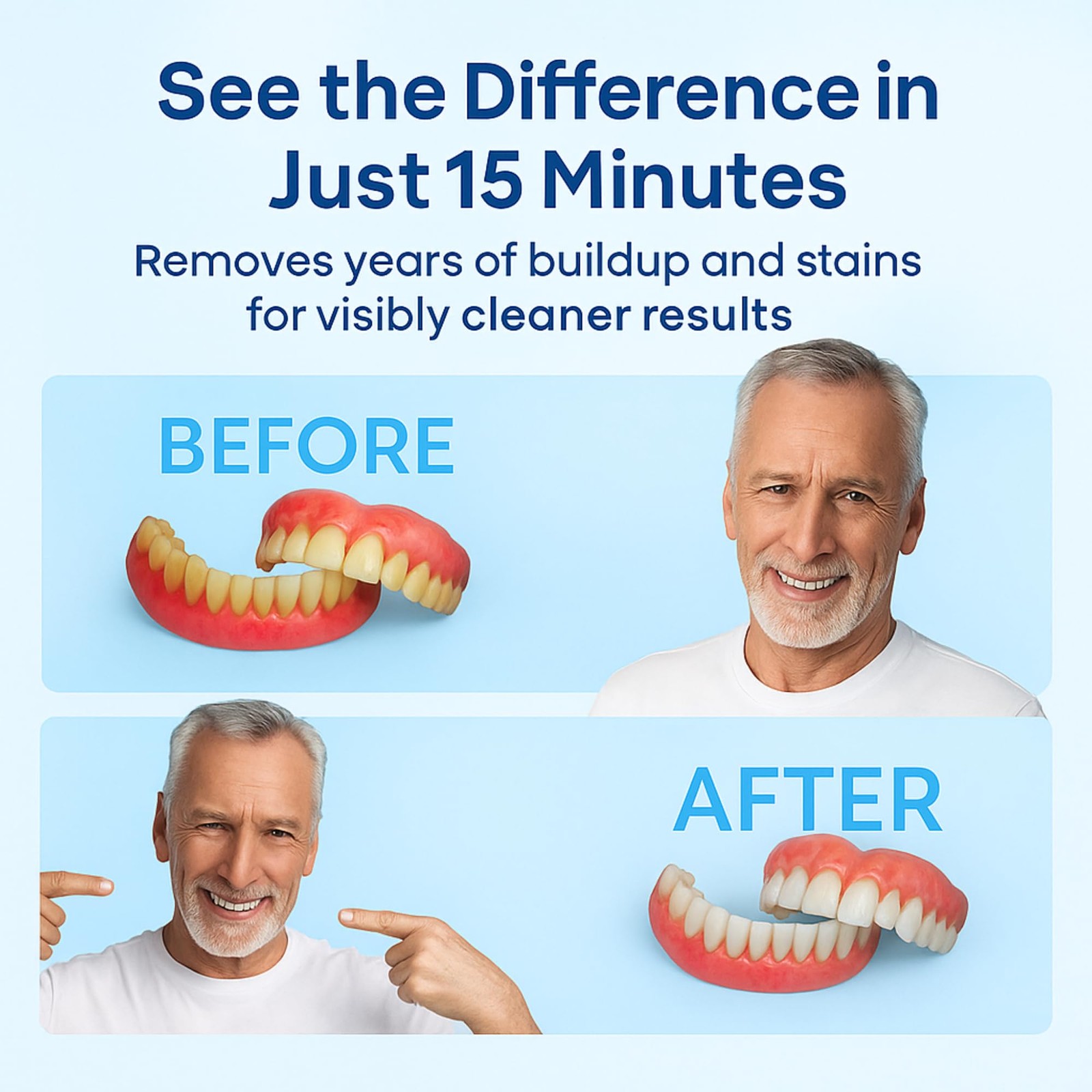 F3900 Ultrasonic Denture/Aligner/Retainer Cleaner for All Dental appliances (…