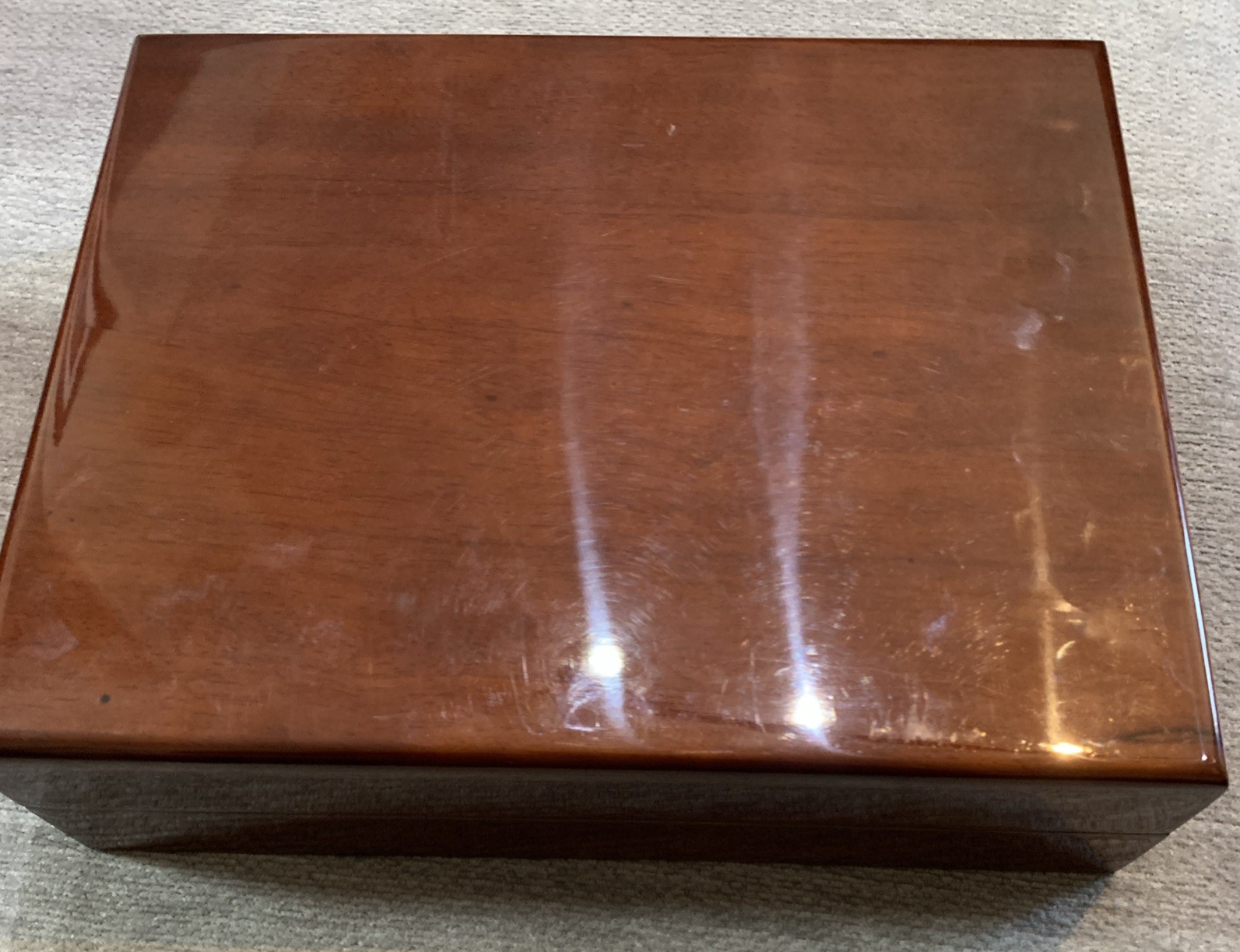 Orbita Burl Wood 8 Slot Watch Storage Carry Case Made In USA