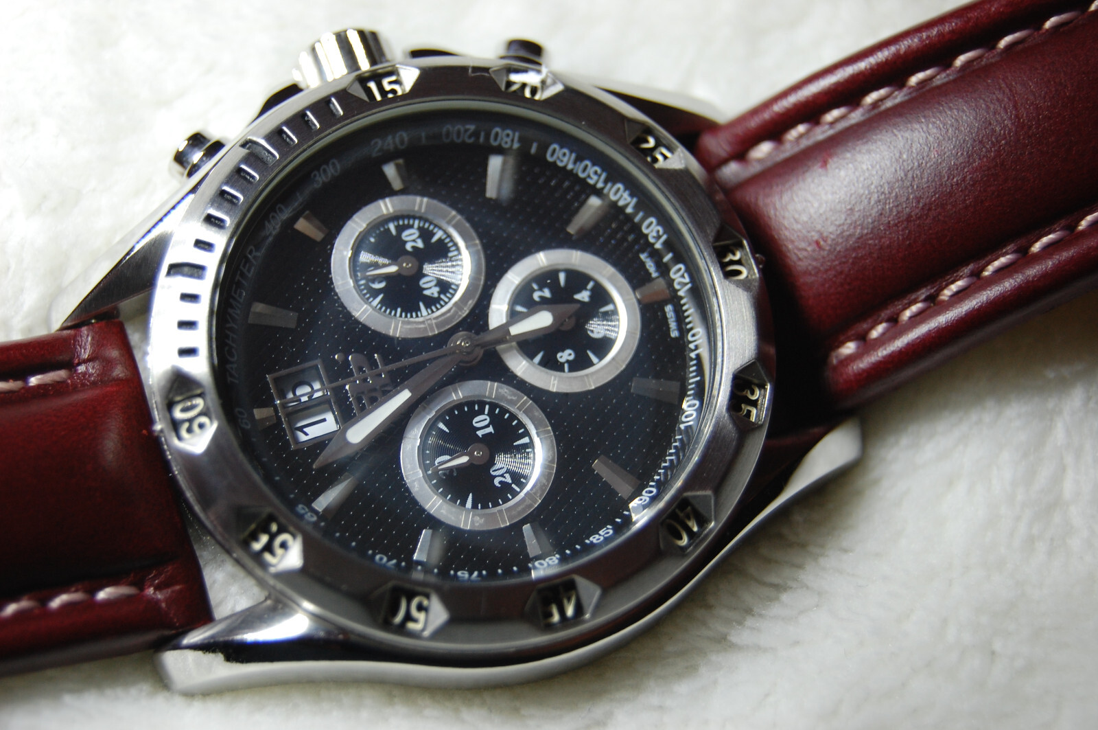 32 Degrees Altitude Watch 42mm Swiss Made ISA Movement Sport Chronograph