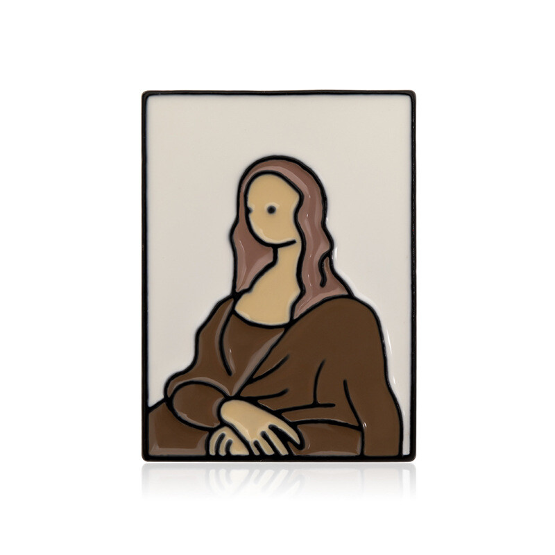 Le Rêve, Venus de Milo, Vincent van Gogh, Mona Lisa, Girl w/ Earring Enamel Pins