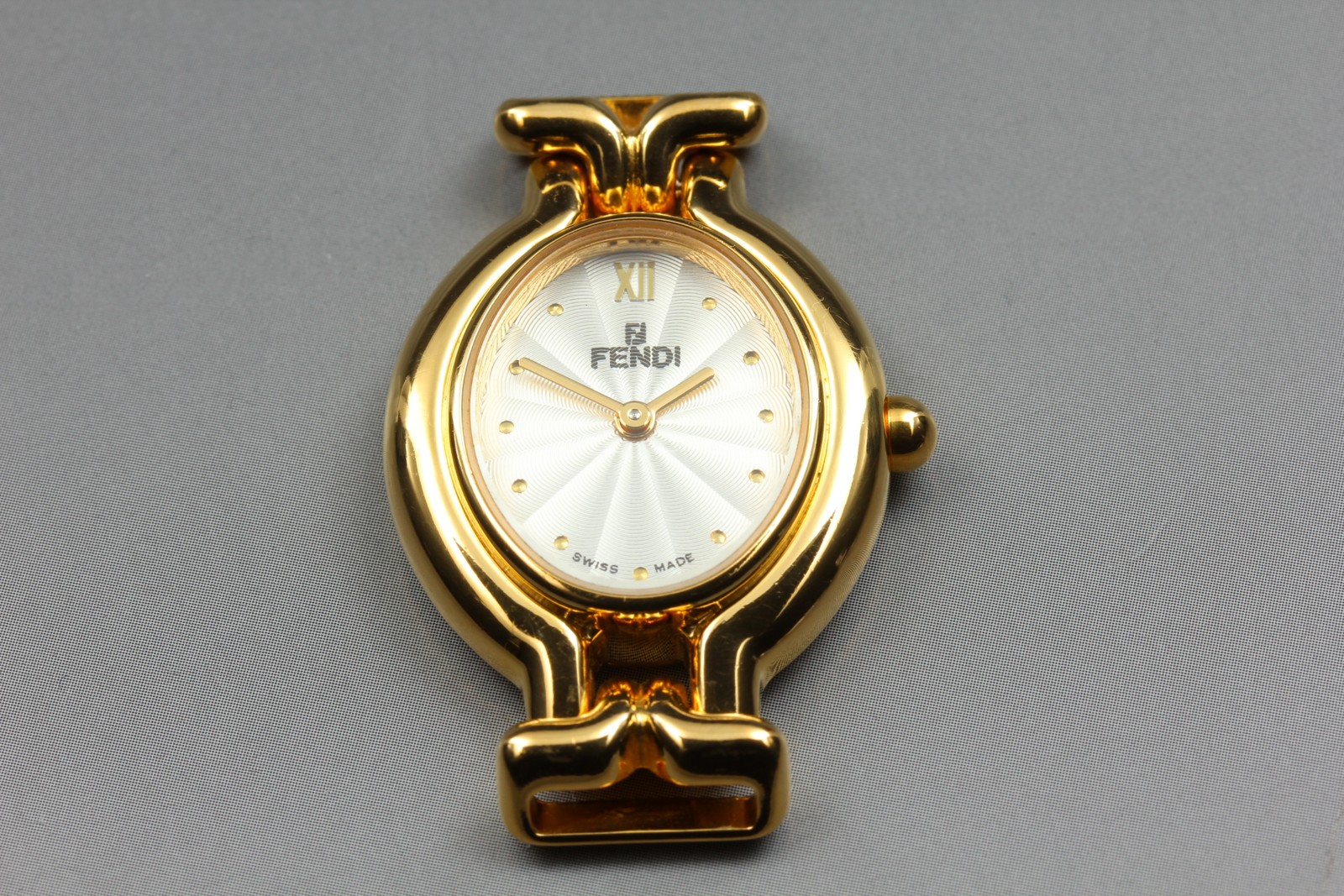 FENDI 640L Change Belt 8 Colors Chameleon Quartz Women Gold Watch From JAPAN