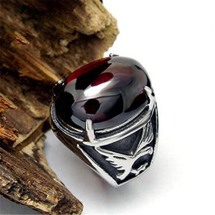 Retro Men’s Rings, Personality Domineering Trend Fashion Rings with Accessories