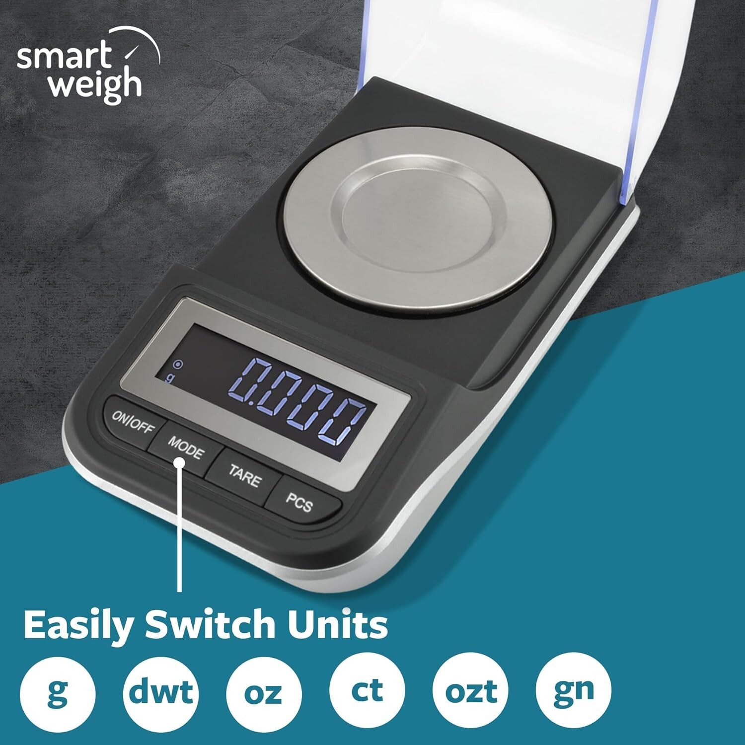 Premium High Precision Digital Milligram Scale 50g x 0.001 Grams – Black