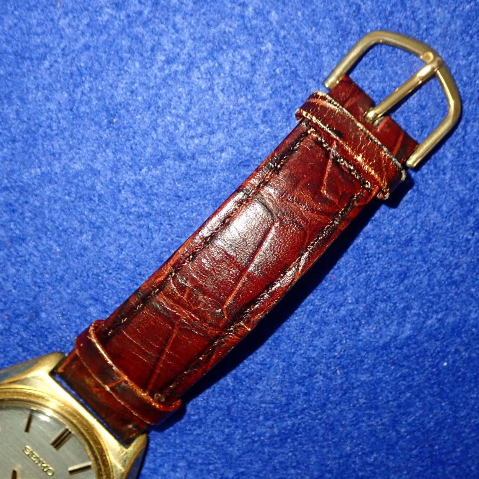 SEIKO Vintage 1971 JDM Load Matic 25J 5606-7010 Day Date KANJI Dial 37mm Linen
