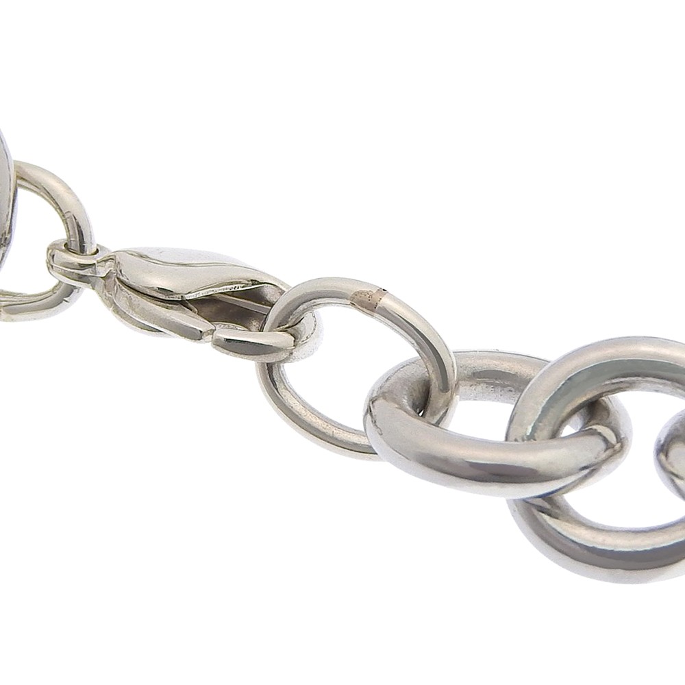 TIFFANY&Co. Return to Bracelet circle tag Silver925 35.4g unisex