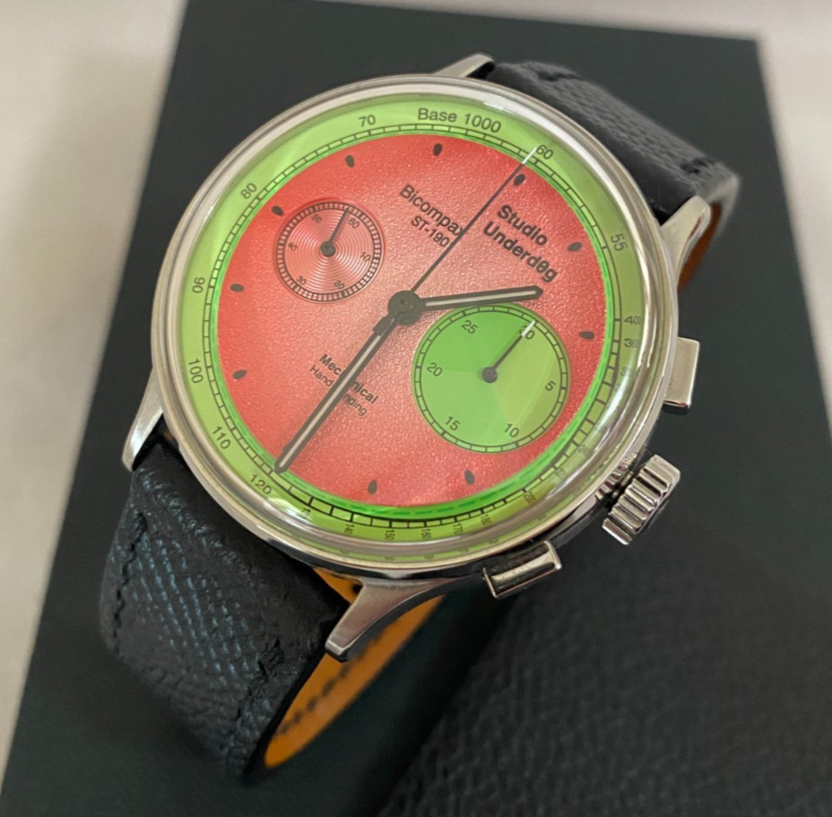 Studio Underd0g – Watermel0n 01 Series Chronograph Watch Underdog Watermelon VGC