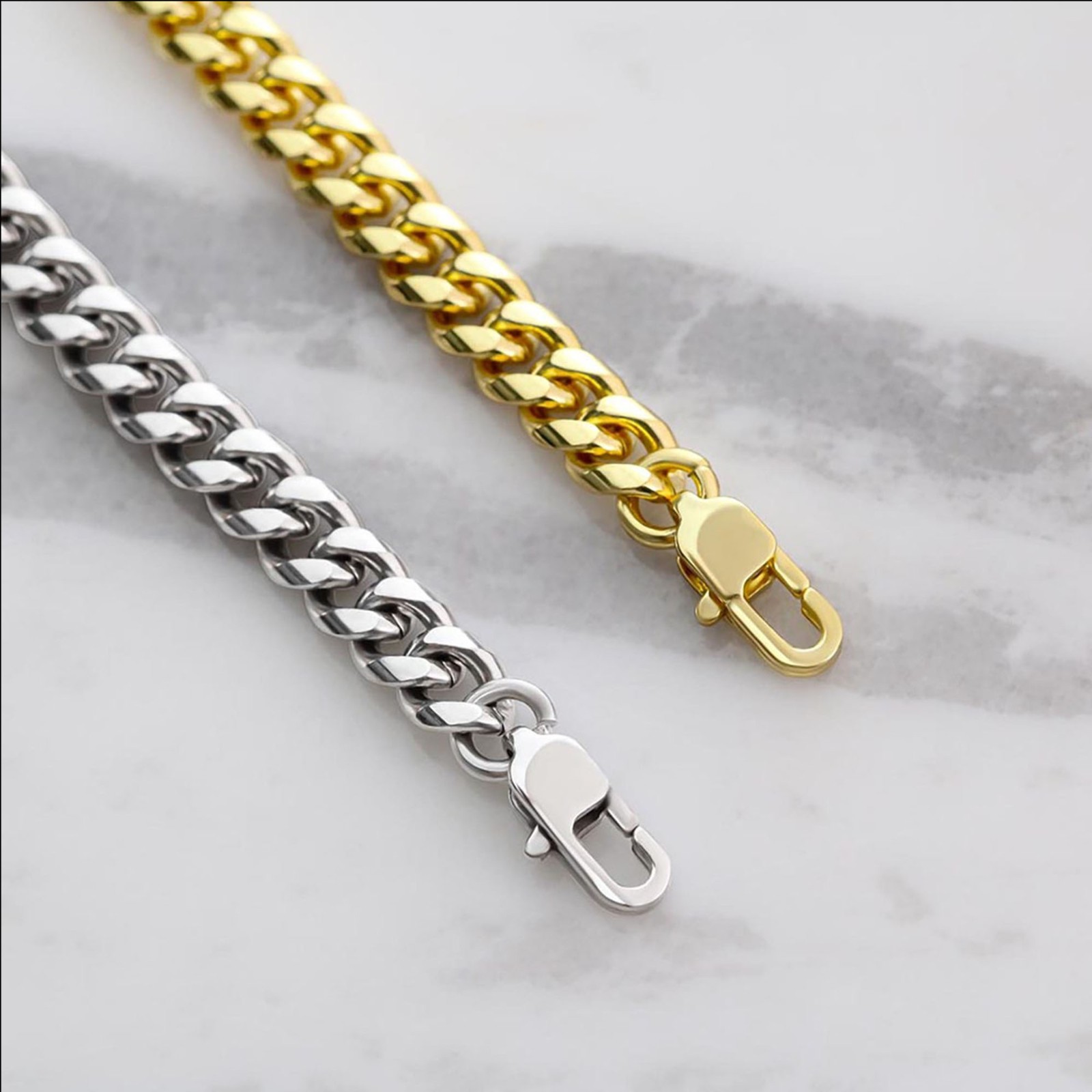 For My Son Cuban Chain Necklace From Dad, Father To Son Birthday Graduation Gift
