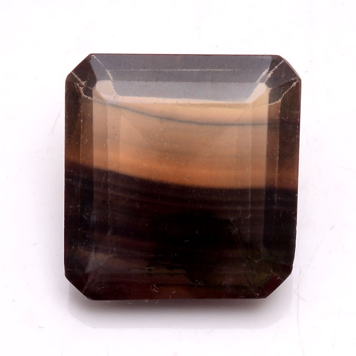 34.70 Cts Natural Bi Color Fluorite Untreated Designer Cushion Cut Huge Gemstone