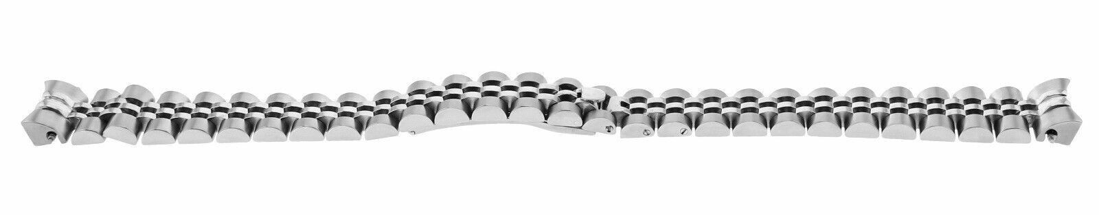 LADIES SS JUBILEE WATCH BAND FOR ROLEX ENDS W/ HIDDEN CLASP 67180, 67194, 67230