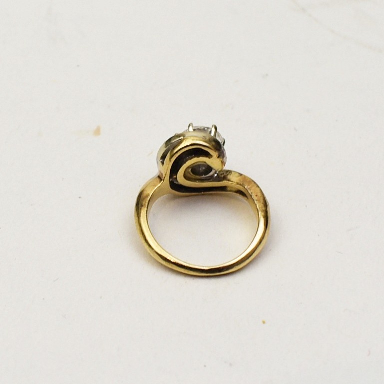 Vintage Solitaire Earth Mined Diamond 0.70 ct. 0.70ct. Ring in 14k