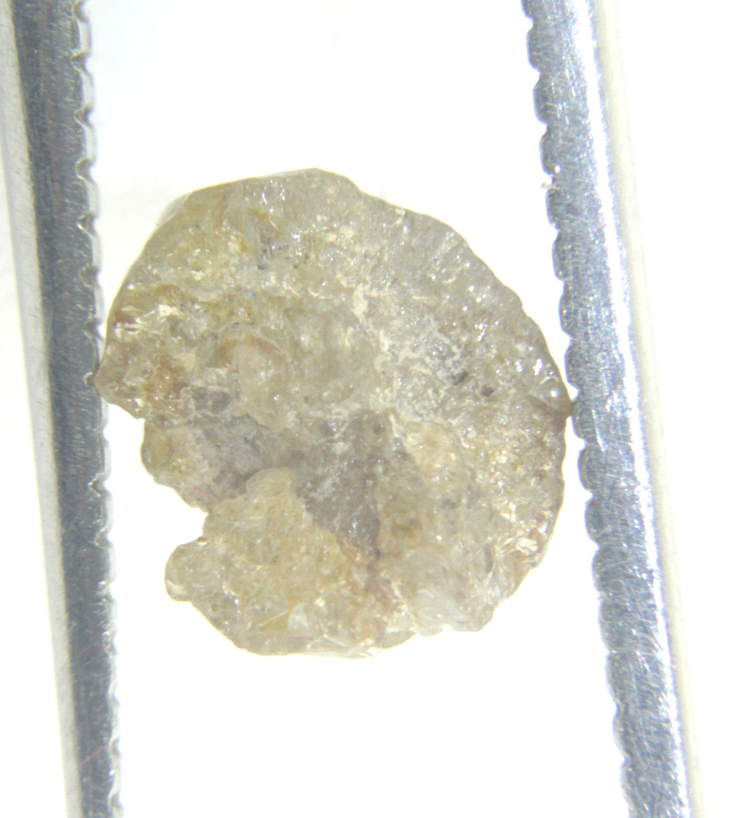 1.63 CTS NATURAL REAL RAW UNCUT GREY ROUGH DIAMOND 7.69×6.73×4.52 MM