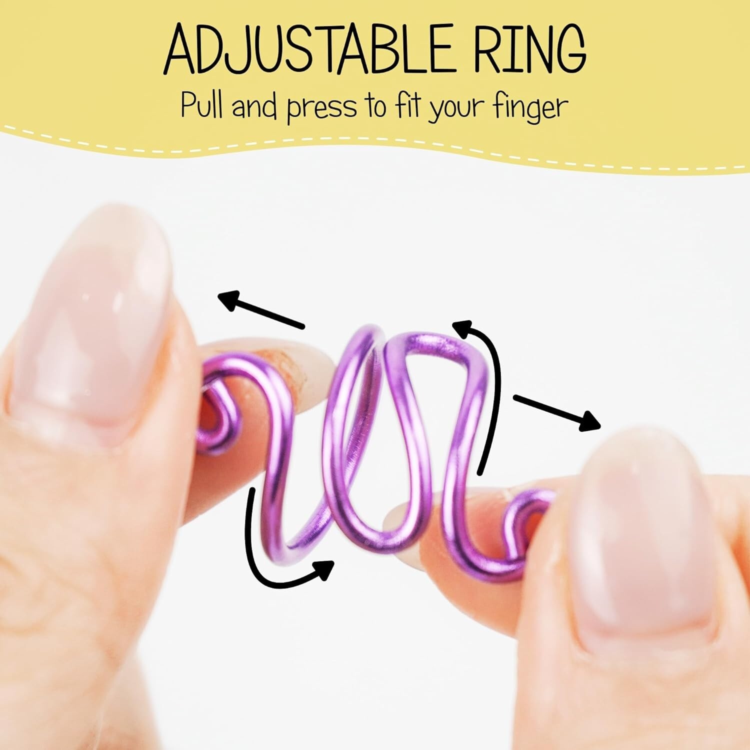 Handmade Crochet Tension Ring, Lefties & Righties Yarn Tension Control Ring-B21