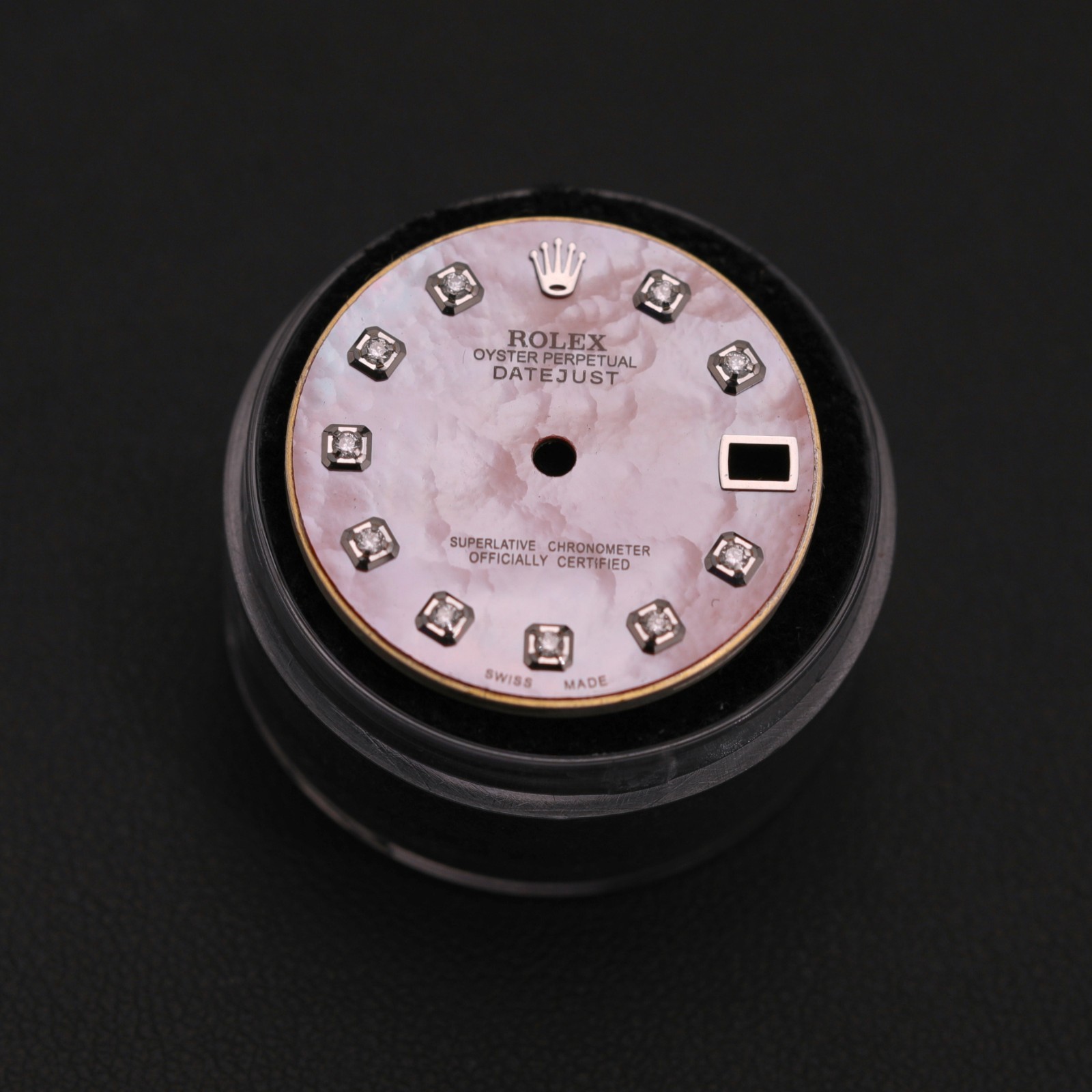 Rolex 31mm Custom MOP Diamond Dial for Datejust/Presidential Watch Non Quickset